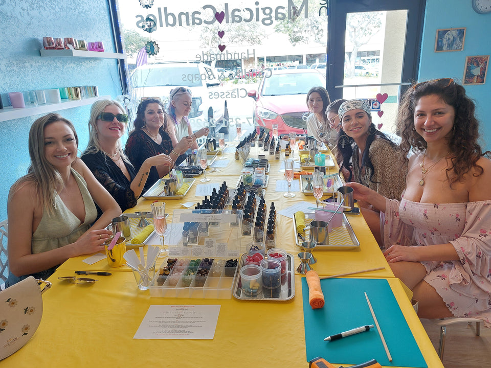 Soy Candle making class in Saint Petersburg, Florida