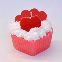 Load image into Gallery viewer, Valentine Cupcake Candle-Love Spell-Valentine Gift-Desert Candle