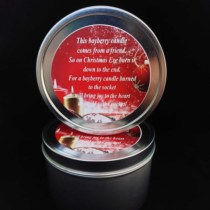 Bayberry Soy Candle with Bayberry Legend