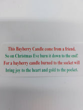Load image into Gallery viewer, Bayberry Soy Candle with Bayberry Legend