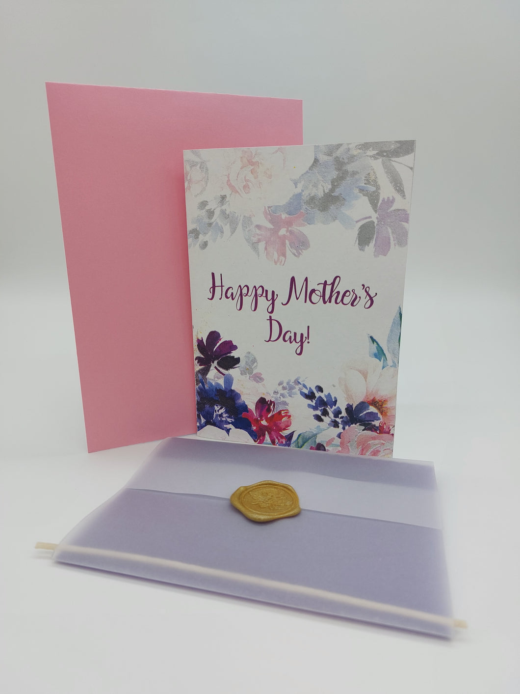 Mother's Day Card-Beeswax Candle and Card Gift Set-Beeswax Candle-Make your own Beeswax Candle