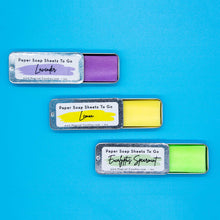 Load image into Gallery viewer, Magical Soap Sheets - Set of 3 tins - Free Shipping