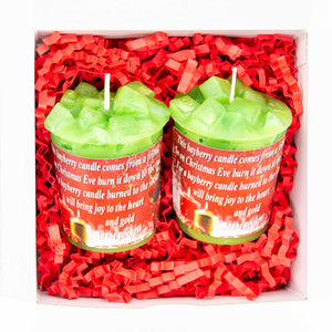 Bayberry Candles Gift Box with Bayberry Poem