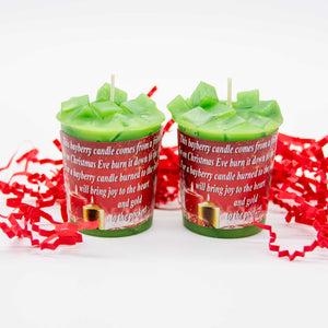 Bayberry Candles with Bayberry Legend-Christmas Candles