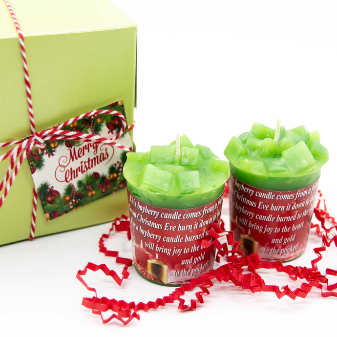 Bayberry Candles Gift Box with Bayberry Poem