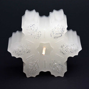 Christmas Candles - Snowflakes Candles