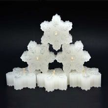 Load image into Gallery viewer, Christmas Candles - Snowflakes Candles