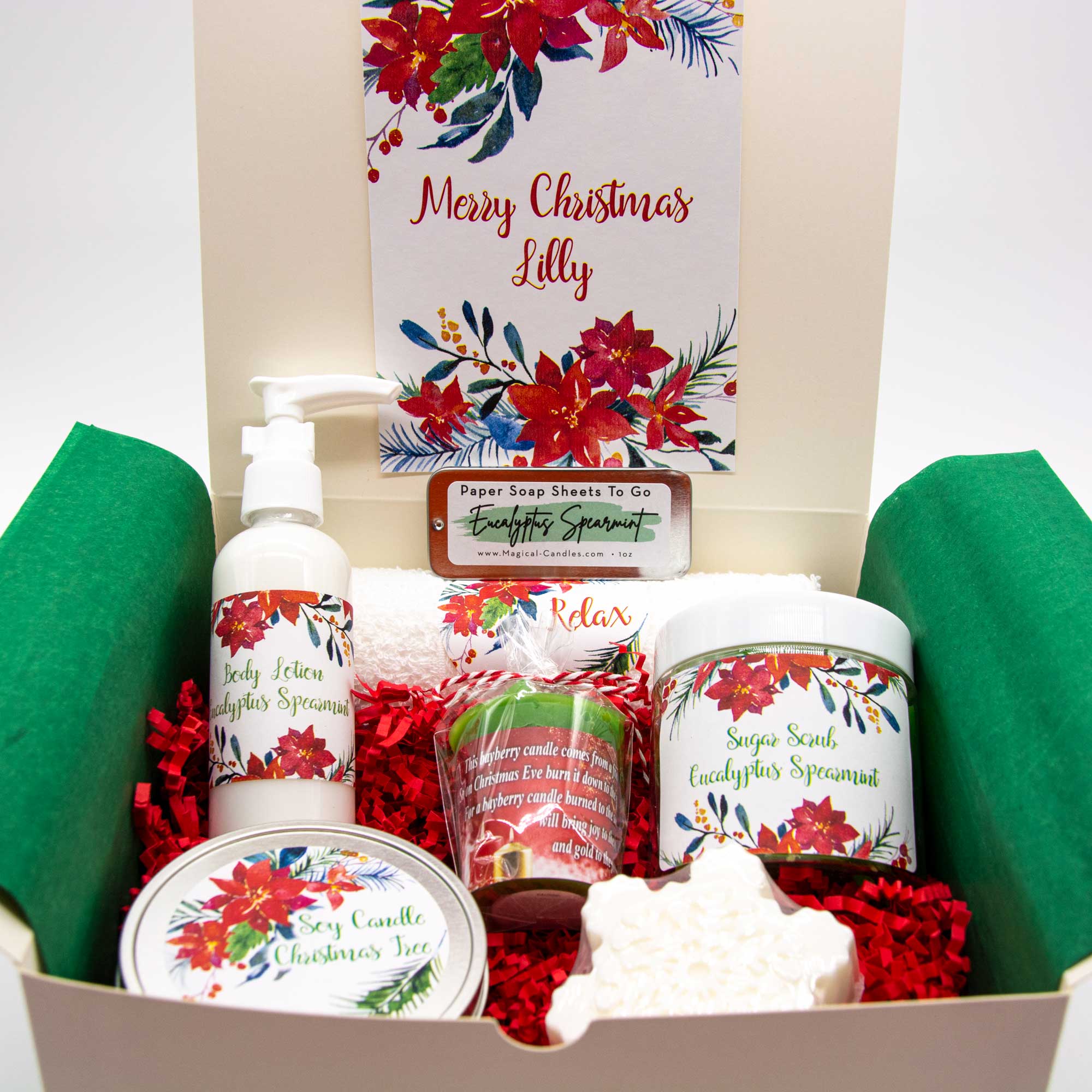 Holiday Gift Box / Christmas Spa Gift Set / Christmas Gift Idea / Christmas  Gift for Her /christmas Gift for Him / Personalized Holiday Gift 