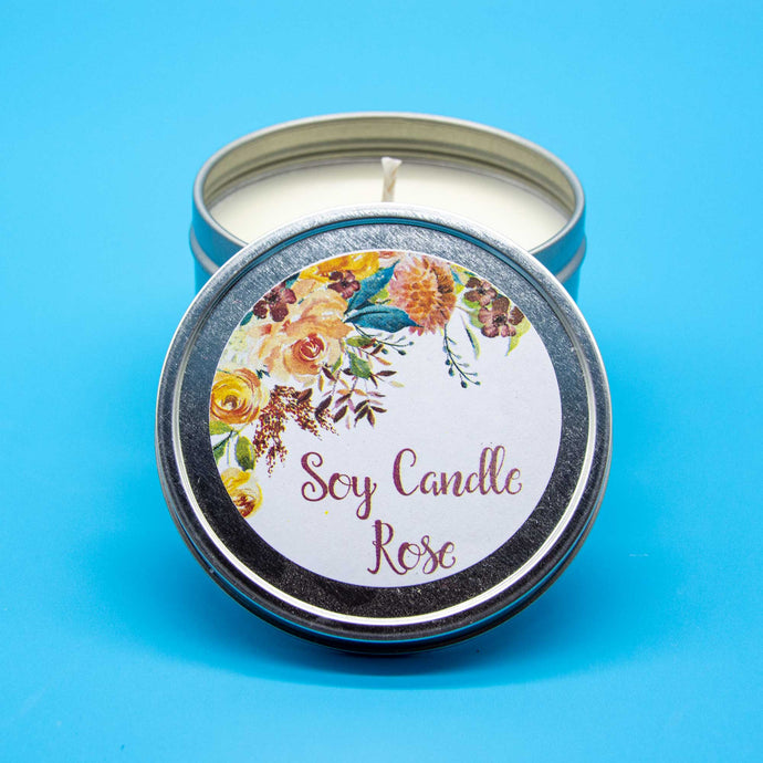 Soy Candle-Rose